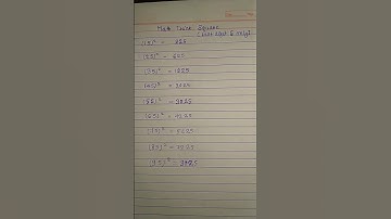 Math Tricks # Square  (Last digit 5 only) 👍