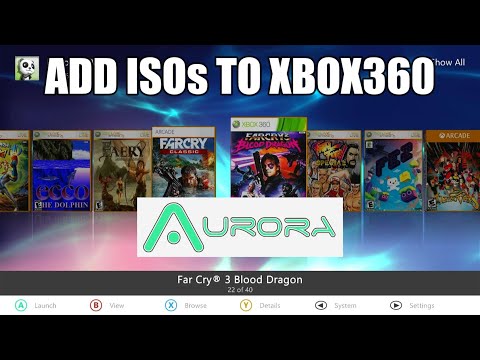 Add ISOs To XBOX 360 Aurora Badupdate Avatar #xbox360