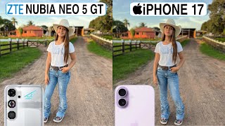 Nubia Neo 5 GT Vs iPhone 17 Camera Test Conparison