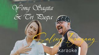 Yong Sagita feat Tri Puspa  - Saling Isengang  ( Karaoke )