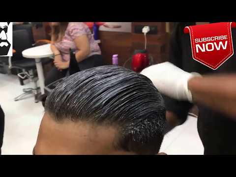 straightening-treatment-on-men's-hair-|-men-hair-cut-|-review