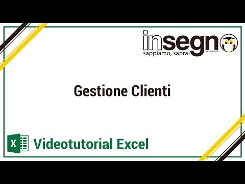 Excel - gestione clienti