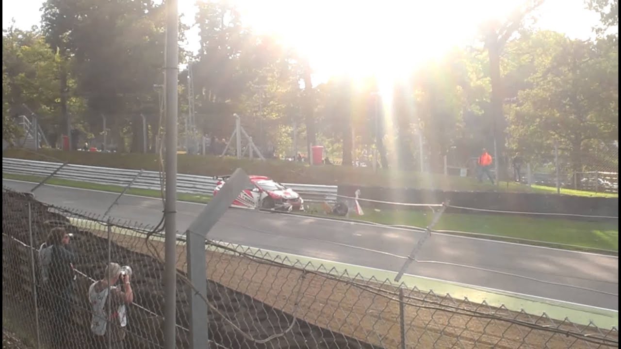 Matt Neal BTCC crash