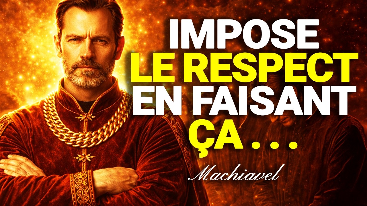 LE SECRET POUR IMPOSER LE RESPECT SANS PARLER | L'ENSEIGNEMENT DE MACHIAVEL
