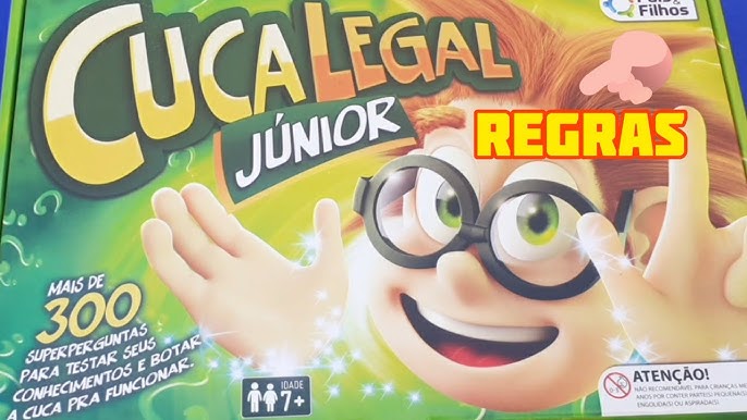 Jogo Cuca Legal Junior 300 Perguntas Conhecimentos Gerais