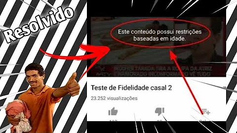 Tem como colocar restrição de idade no YouTube?