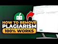 How To Remove Plagiarism Using QuillBot (100% WORKS) | FAST & EASY | NO Yapping, To The Point!