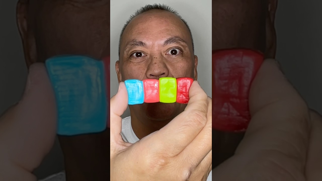 👂ASMR JOLLY RANCHER CHEWS CANDY 4 FLAVORS EATING SOUNDS👂