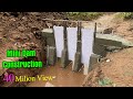 mini dam construction from cement