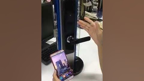 P7021 smart lock setting password, card, fingerprint