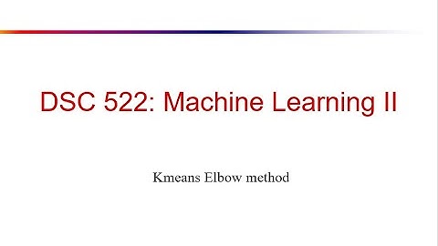 21-1 Kmeans elbow method