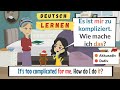 Deutsch lernen  german dialoges for beginners  deutsch a2  wortschatz und wichtige stze