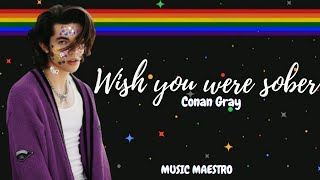 Wish you were sober - Conan Gray (Lyrics)