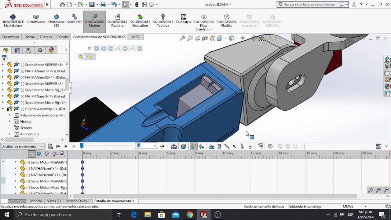 SolidWorks Motion - YouTube