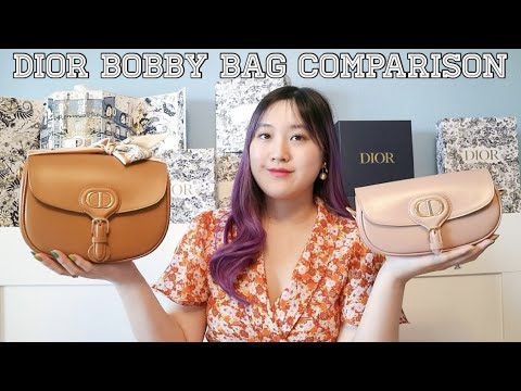 Medium Dior Bobby Bag Camel Box Calfskin