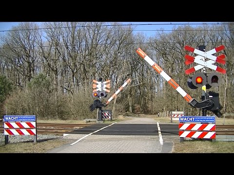 Spoorwegovergang Kootwijk // Dutch railroad crossing