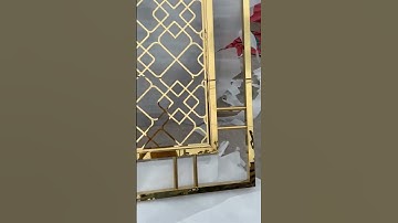 Vách Ngăn Inox Cao Cấp Mạ PVD Đẹp và Sang Trọng