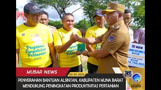 Penyerahan Bantuan Alsintan Kabupaten Muna Barat, Mendukung Peningkatan Produktivitas Pertanian