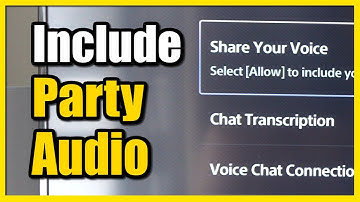 How to Allow Party Voice Chat to Be Shared in Live Streams or Clips on PS5 (Fast Tutorial)
