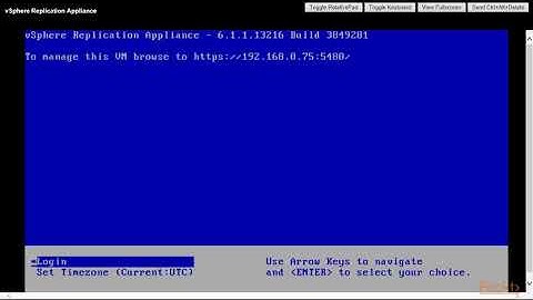 Video 30: vSphere Replication Appliance Installation and Configuration