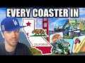 Every active coaster in california