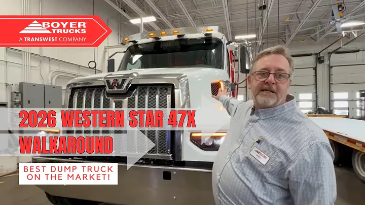 2026 Western Star 47X Dump Truck Walkaround: Features, Specs, & MORE! 🚛 I Boyer Trucks