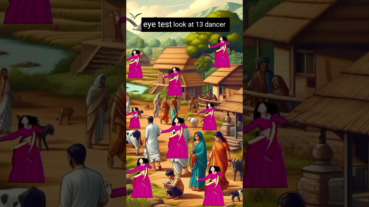 Find 13 dancing girl 😱😱😨😨