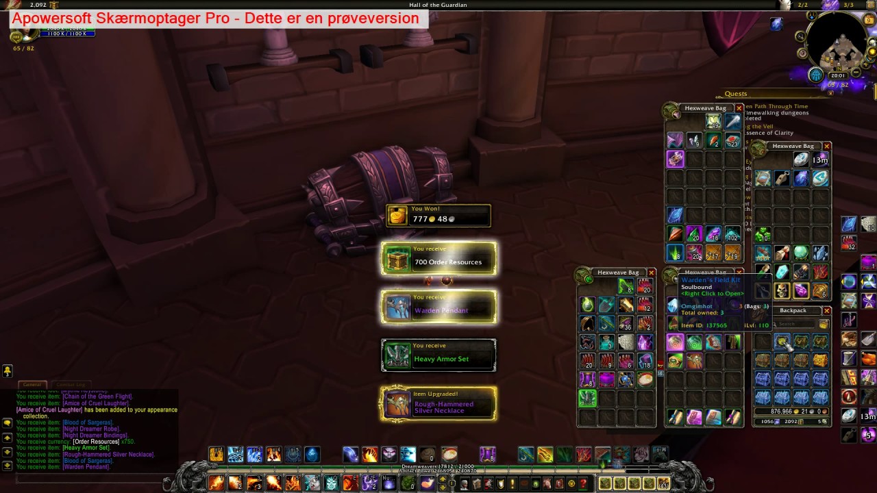 Legion Opening 18 emissary caches + more