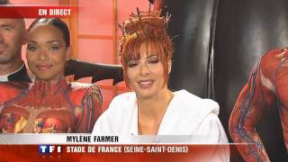 Mylène Farmer - Duplex en direct du stade de france le 12 sept 2009