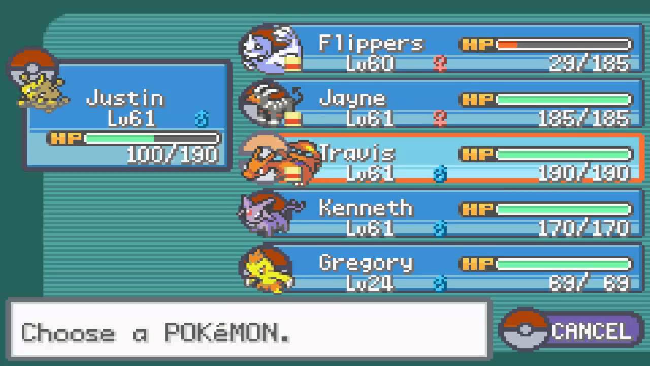 All Pokemon Fire Red