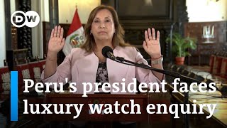 Peru's president says she's not resigning despite corruption allegations against her | DW News