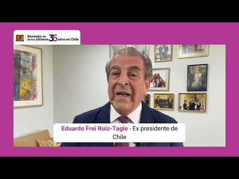 Expresidente Eduardo Frei: "Hay un debilitamiento muy fuerte en nuestra convivencia democrática"