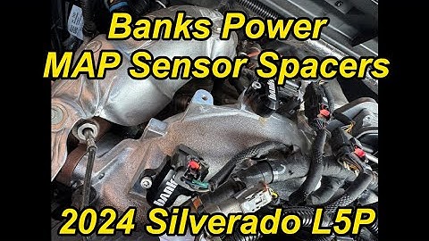 [HOW TO] Install Banks Power MAP Sensor Spacers 2024 Chevy Silverado 2500HD L5P 6.6L Duramax Diesel