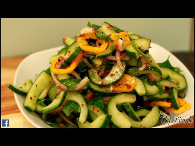 Spicy Cucumber Salad | Recipes By Chef Ricardo | Chef Ricardo Cooking