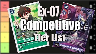 Become Liberated! Digimon Ex 07 Liberators Competitive Tier List | Digimon Card Game