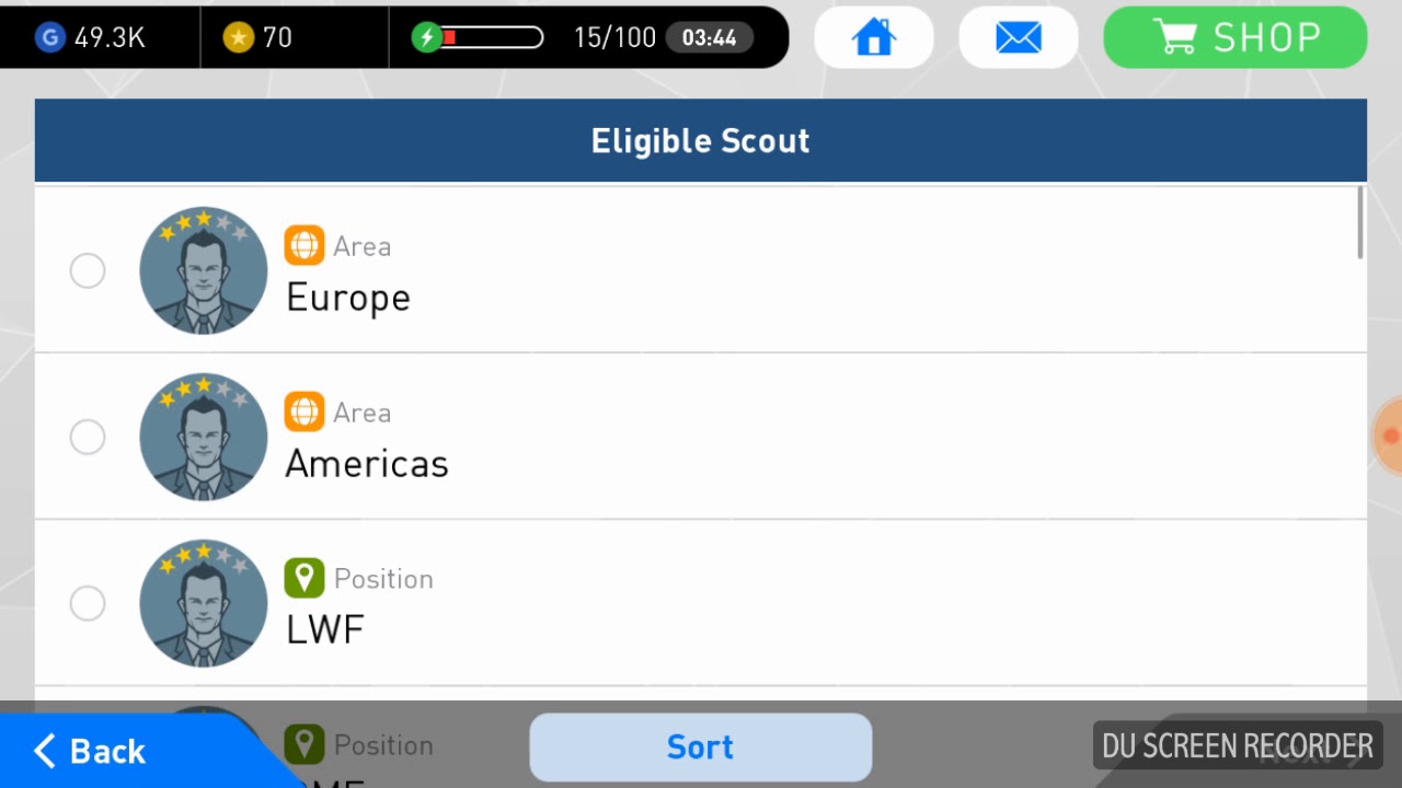 Scout combine F. TOTTI Pes 2017