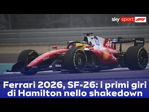 Video F1, Ferrari 2026, Hamilton in pista per lo shakedown: primi giri della SF-26 a Fiorano