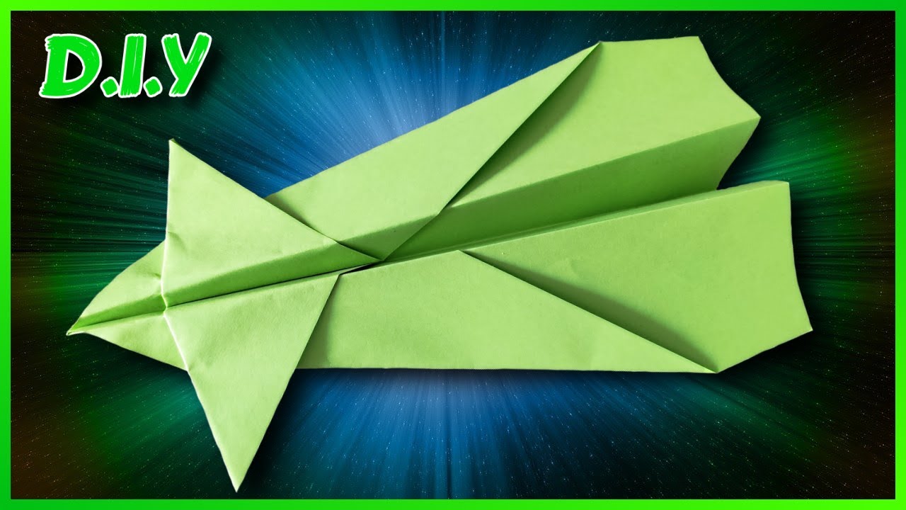 Comment faire un AVION en PAPIER PLANEUR ? (Le CROISEUR) - YouTube