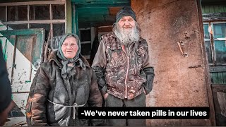 We found two saints in an abandoned Russian village. We went into their house and there…