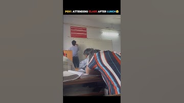 ATTENDING LECTURE AFTER 1PM😪🤣#shorts #relatable #engineer #collegelife #collegestudent #funny #btech