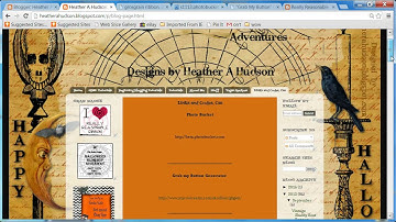 How to add a "Grab My Button" Badge to your Blog Tutorial