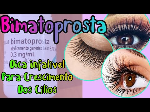 Vídeo: O bimatoprost pode ser usado nas sobrancelhas?