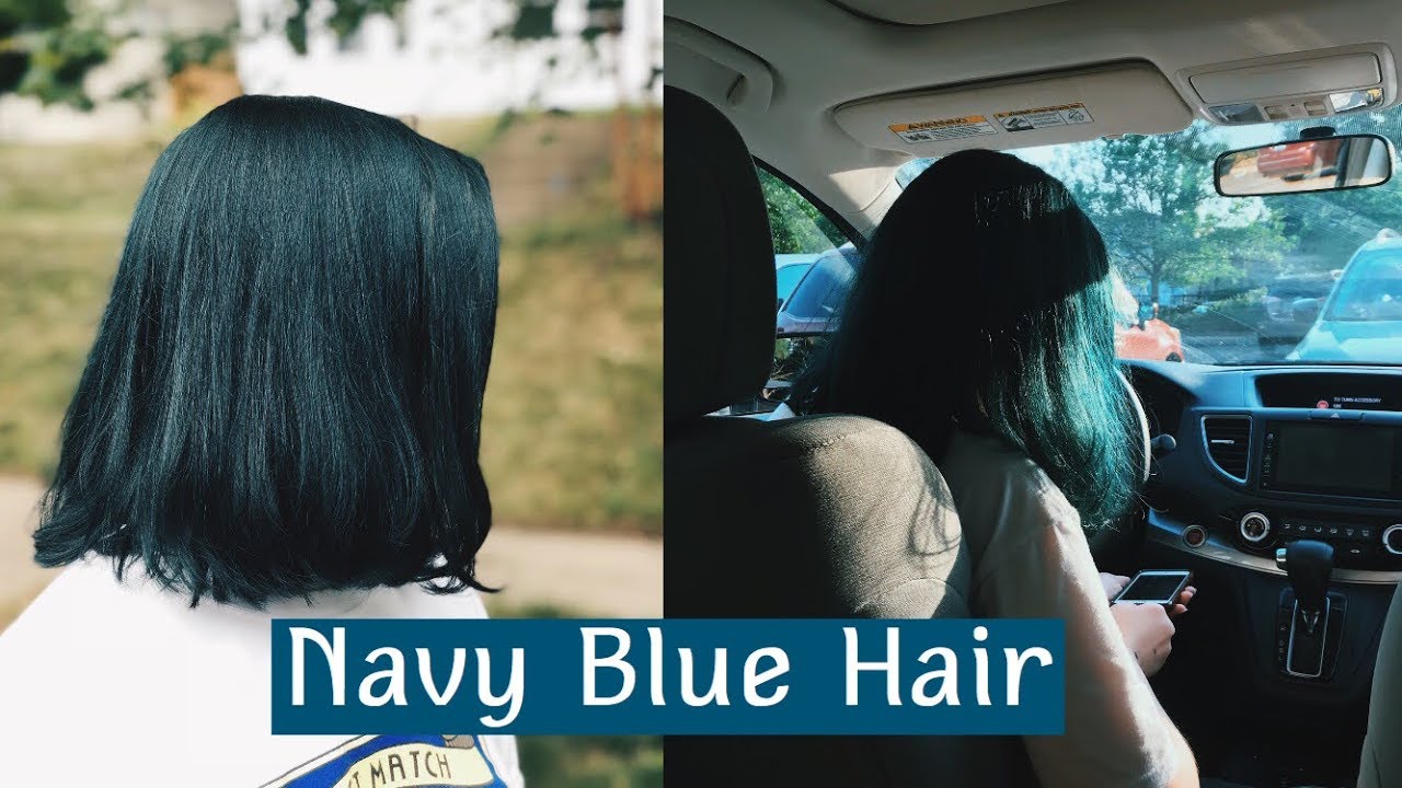 How to Dye Your Hair Navy Blue Without Bleach - wide 11