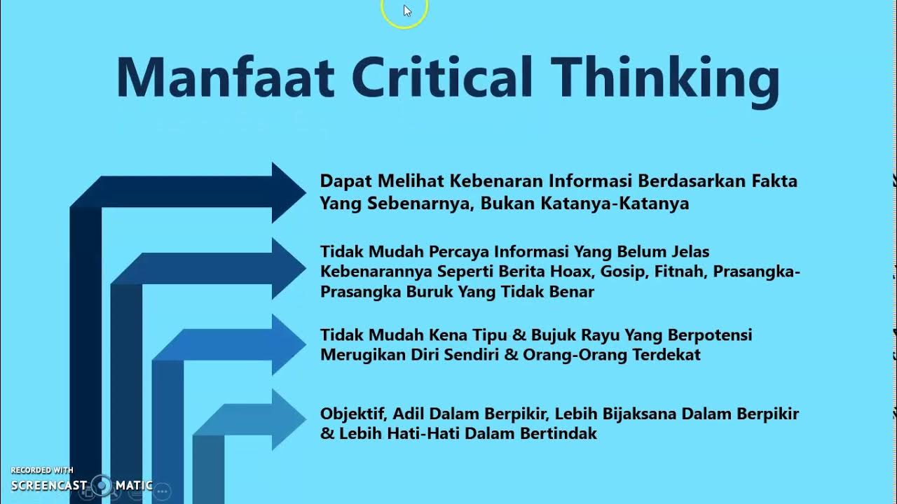 apa itu critical thinking dan contohnya