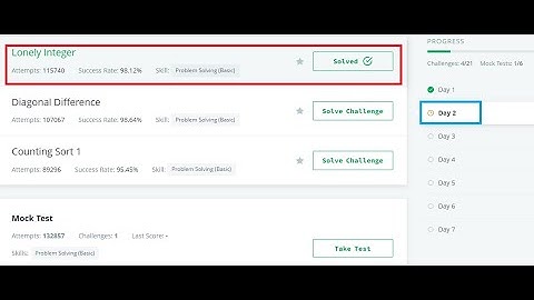 HackerRank | 1 Week Preparation Kit | Lonely Integer hackerrank solution in python | Day 2