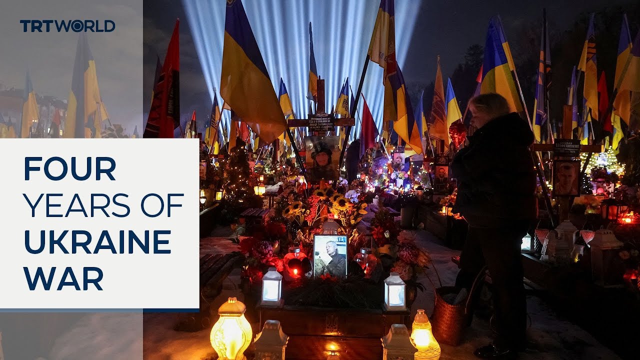 Ukraine marks fourth anniversary of Russia’s full-scale war