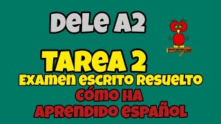 DELE A2 WRITTEN EXAM SOLVED September 2024