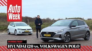 Hyundai i20 vs. Volkswagen Polo - AutoWeek Dubbeltest - English subtitles