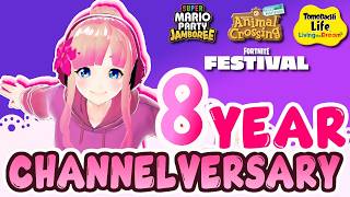 8 YEAR CHANNELVERSARY PARTY!🎉 (#shorts) || 12 HOUR VARIETY STREAM @Azalea22