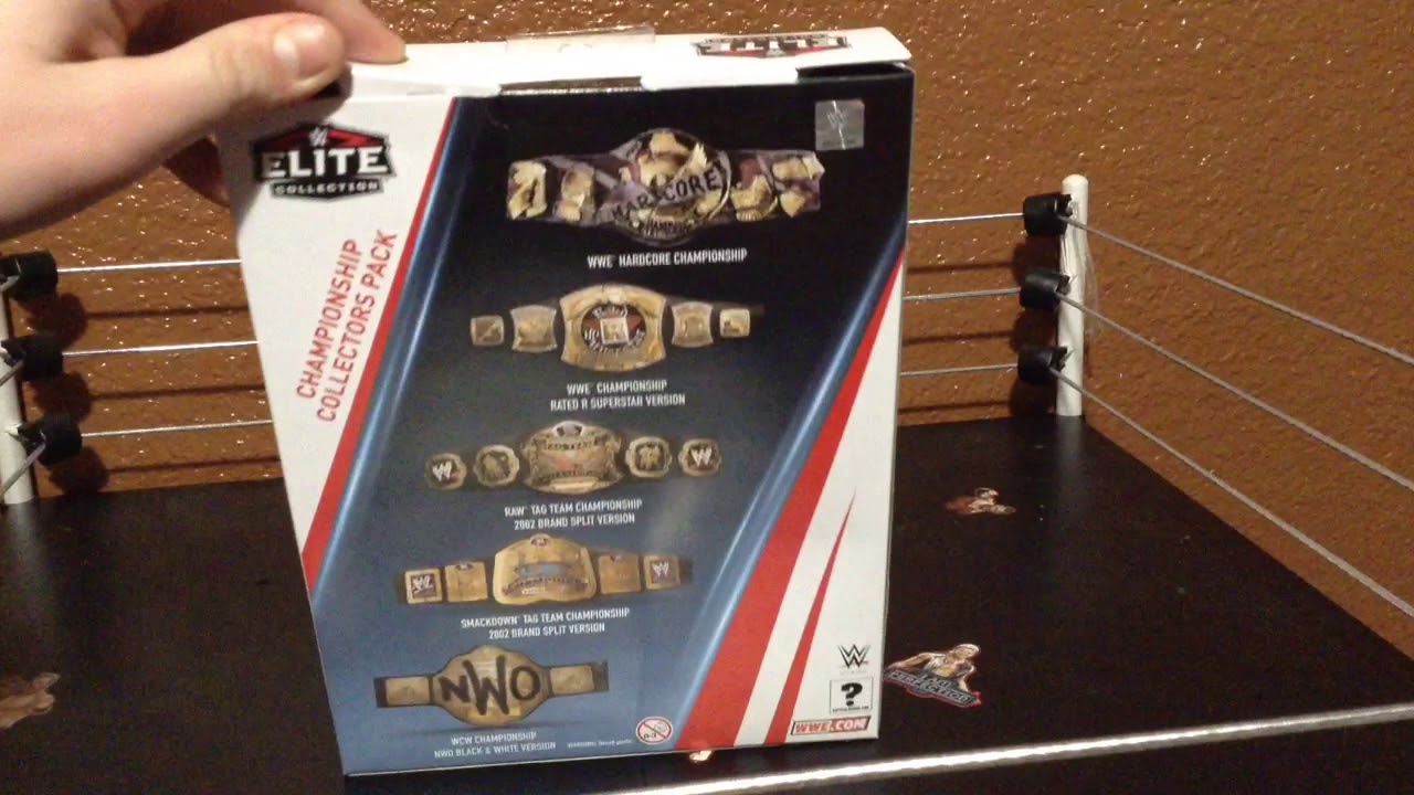 wwe 5 belt pack